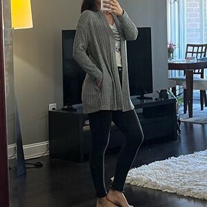 Anthropologie Eri + Ali Montana Ribbed Cardigan🩶